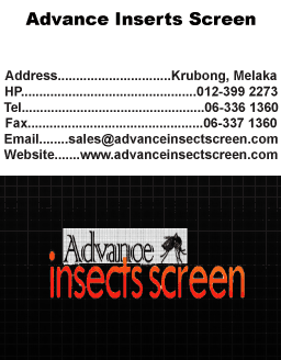 advance insects screen