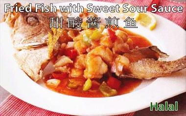 fried fish with sweer sour